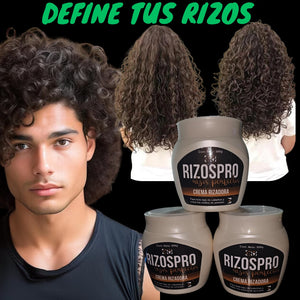 RIZOS PRO CREMA VERDE ORIGINAL - POTE 500 GR